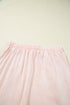Mineral Wash Flower Applique Drawstring Cropped Wide Leg Pants